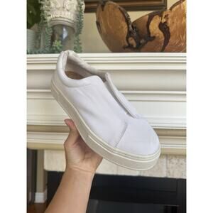 EyTys Women's Doja White Canvas Platform Sneaker 8.5